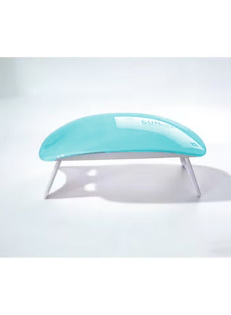 مصباح مسمار قابل للطي للأشعة فوق البنفسجية مع 6 حبات ، مجفف أظافر جل جل محمول صغير 6W UV LED ومصباح علاج - أداة فن الأظافر الاحترافية لجميع طلاء الجل - Image 2